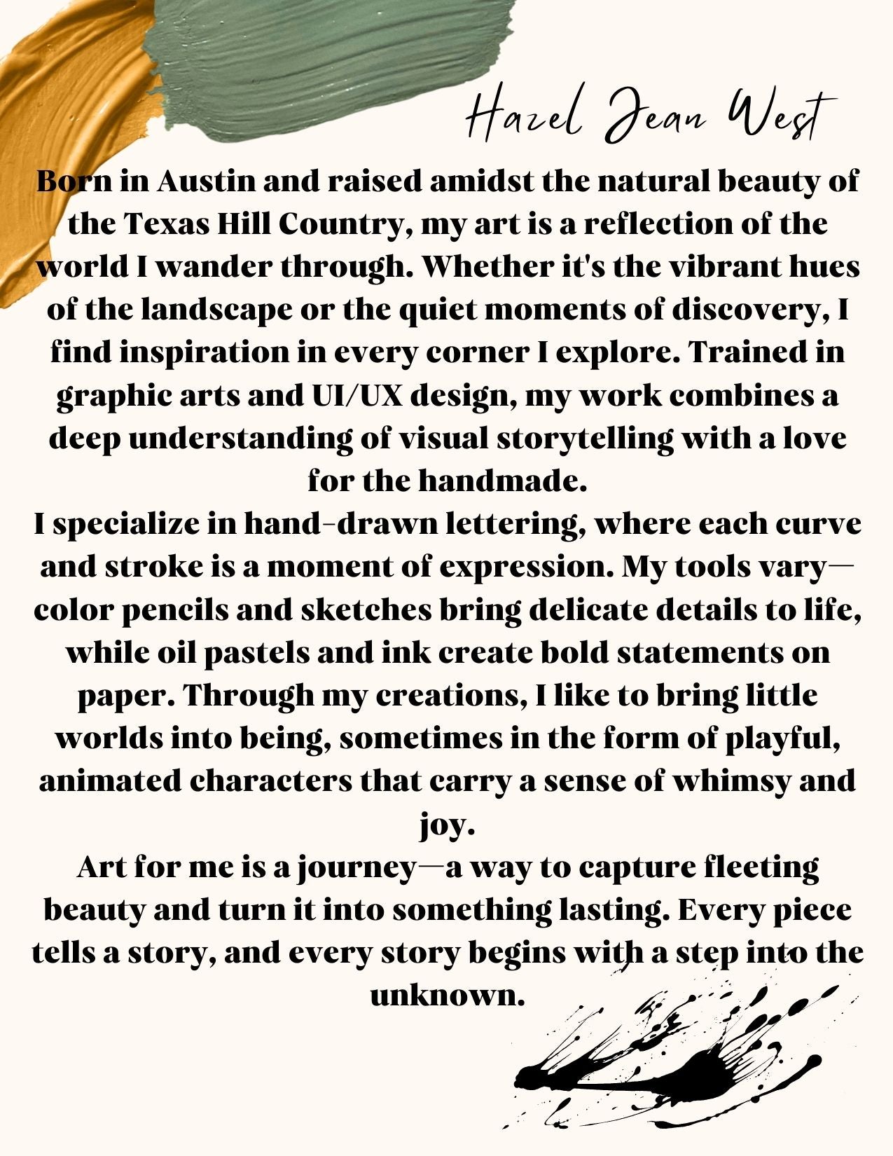 “Lovebirds” — 5"x 7" Greeting Card